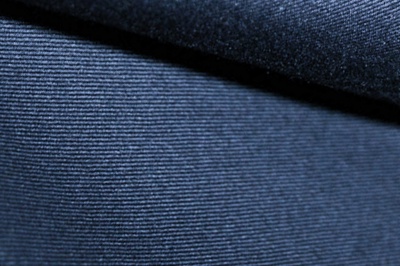 Ткань костюмная 8874/3, цвет темно-синий, 100% полиэфир - купить в Норильске. Цена 433.60 руб.