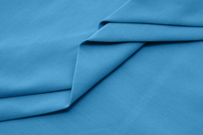 Ткань сорочечная стрейч 18-4535, 115 гр/м2, шир.150см, цвет бирюза - купить в Норильске. Цена 285.04 руб.