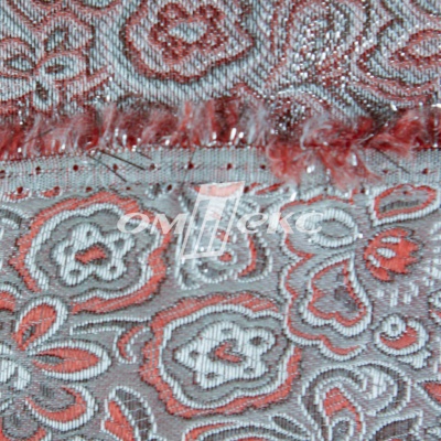Ткань костюмная жаккард, 135 гр/м2, шир.150см, цвет красный№12 - купить в Норильске. Цена 441.92 руб.