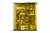 Пайетки "ОмТекс" на нитях, SILVER SHINING, 6 мм F / упак.91+/-1м, цв. 48 - золото - купить в Норильске. Цена: 356.19 руб.