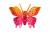 Бабочка декоративная пластиковая #10 - купить в Норильске. Цена: 7.09 руб.