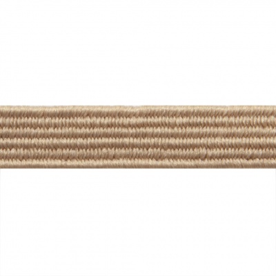 Резиновые нити с текстильным покрытием, шир. 6 мм ( упак.30 м/уп), цв.- 97-бежевый - купить в Норильске. Цена: 152.05 руб.