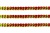 Пайетки "ОмТекс" на нитях, CREAM, 6 мм С / упак.73+/-1м, цв. 96 - красный - купить в Норильске. Цена: 484.77 руб.