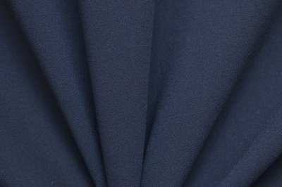 Костюмная ткань с вискозой "Бриджит", 210 гр/м2, шир.150см, цвет т.синий - купить в Норильске. Цена 570.73 руб.
