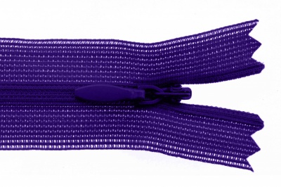 Молния потайная Т3 866, 20 см, капрон, цвет фиолетовый - купить в Норильске. Цена: 5.27 руб.