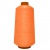 Нитки текстурированные некручёные 457, намот. 15 000 м, цвет оранжевый - купить в Норильске. Цена: 204.10 руб.