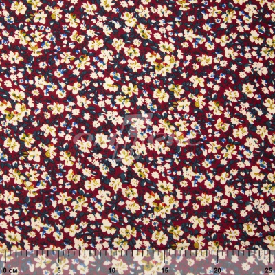 Плательная ткань "Софи" 5.1, 75 гр/м2, шир.150 см, принт растительный - купить в Норильске. Цена 243.96 руб.