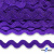 Тесьма вьюнчик 0381-0080, 8 мм/упак.33+/-1м, цвет 9530-фиолетовый - купить в Норильске. Цена: 107.26 руб.
