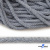 Шнур плетеный d-6 мм круглый, 70% хлопок 30% полиэстер, уп.90+/-1 м, цв.1086-голубой - купить в Норильске. Цена: 588 руб.
