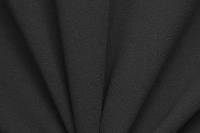 Костюмная ткань с вискозой "Бриджит", 210 гр/м2, шир.150см, цвет чёрный - купить в Норильске. Цена 564.96 руб.
