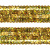 Тесьма с пайетками D16, шир. 20 мм/уп. 25+/-1 м, цвет золото - купить в Норильске. Цена: 786.13 руб.