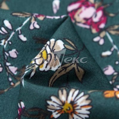 Плательная ткань "Фламенко" 6.1, 80 гр/м2, шир.150 см, принт растительный - купить в Норильске. Цена 241.49 руб.