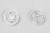 Кнопки пришивные пластиковые 11,5 мм, блистер 24шт, цв.-прозрачные - купить в Норильске. Цена: 59.44 руб.