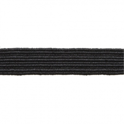 Резинка продежка С-52, шир. 7 мм (20 шт/10 м), цвет чёрный - купить в Норильске. Цена: 1 338.93 руб.