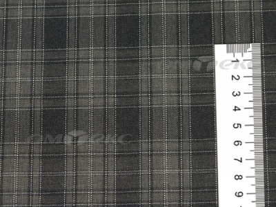Ткань костюмная клетка 25235 2004, 185 гр/м2, шир.150см, цвет серый/бел - купить в Норильске. Цена 