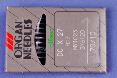 иглы "ORGAN" для ПШМ DC*27 (№70/10) 10шт - купить в Норильске. Цена: 300.97 руб.