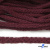 Шнур плетеный d-6 мм круглый, 70% хлопок 30% полиэстер, уп.90+/-1 м, цв.1070-бордовый - купить в Норильске. Цена: 588 руб.
